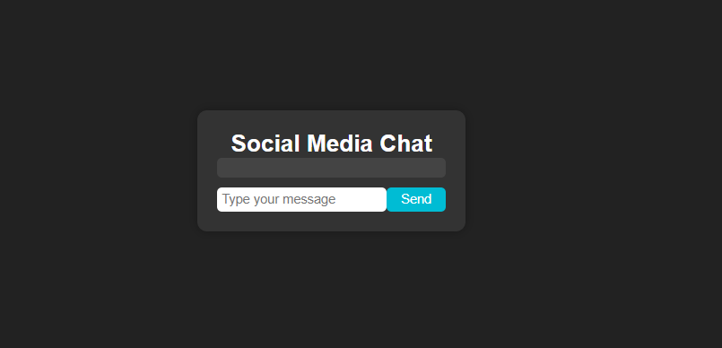 Social Media Chat screenshot